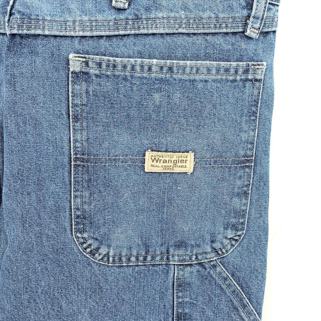 00'S Wrangler CARPENTER denim painter pants for men, equivalent to W34 cotton blue type Vintage Second Hand