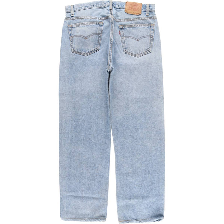 90'S Levi's 501-0133 Tapered Denim Pants, Made in USA, Men's, Size W33, Vintage cotton blue type Vintage Second Hand