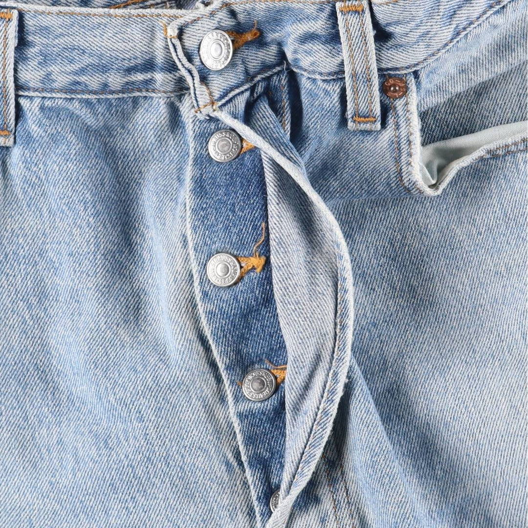 90'S Levi's 501-0133 Tapered Denim Pants, Made in USA, Men's, Size W33, Vintage cotton blue type Vintage Second Hand