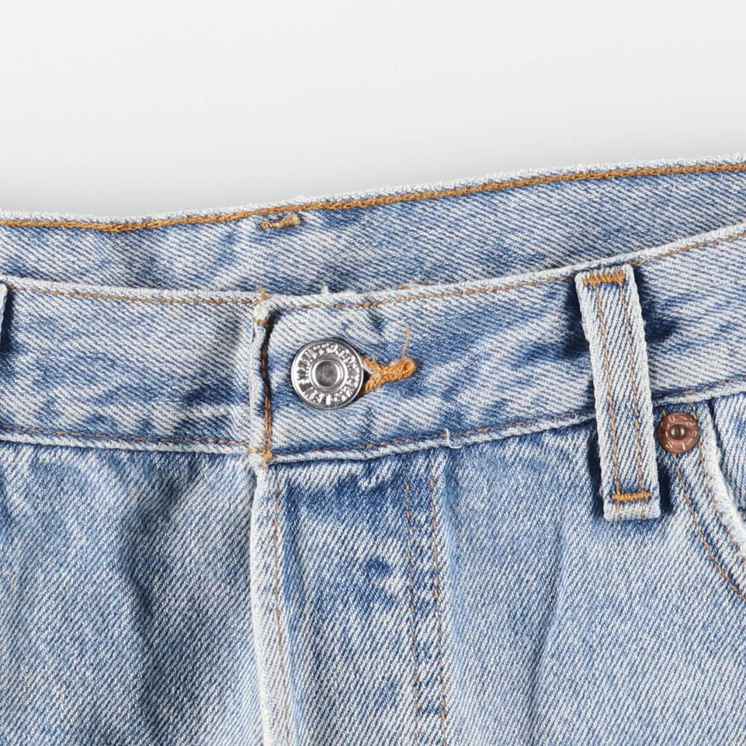 90'S Levi's 501-0133 Tapered Denim Pants, Made in USA, Men's, Size W33, Vintage cotton blue type Vintage Second Hand