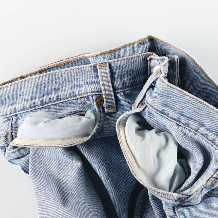 90'S Levi's 501-0133 Tapered Denim Pants, Made in USA, Men's, Size W33, Vintage cotton blue type Vintage Second Hand