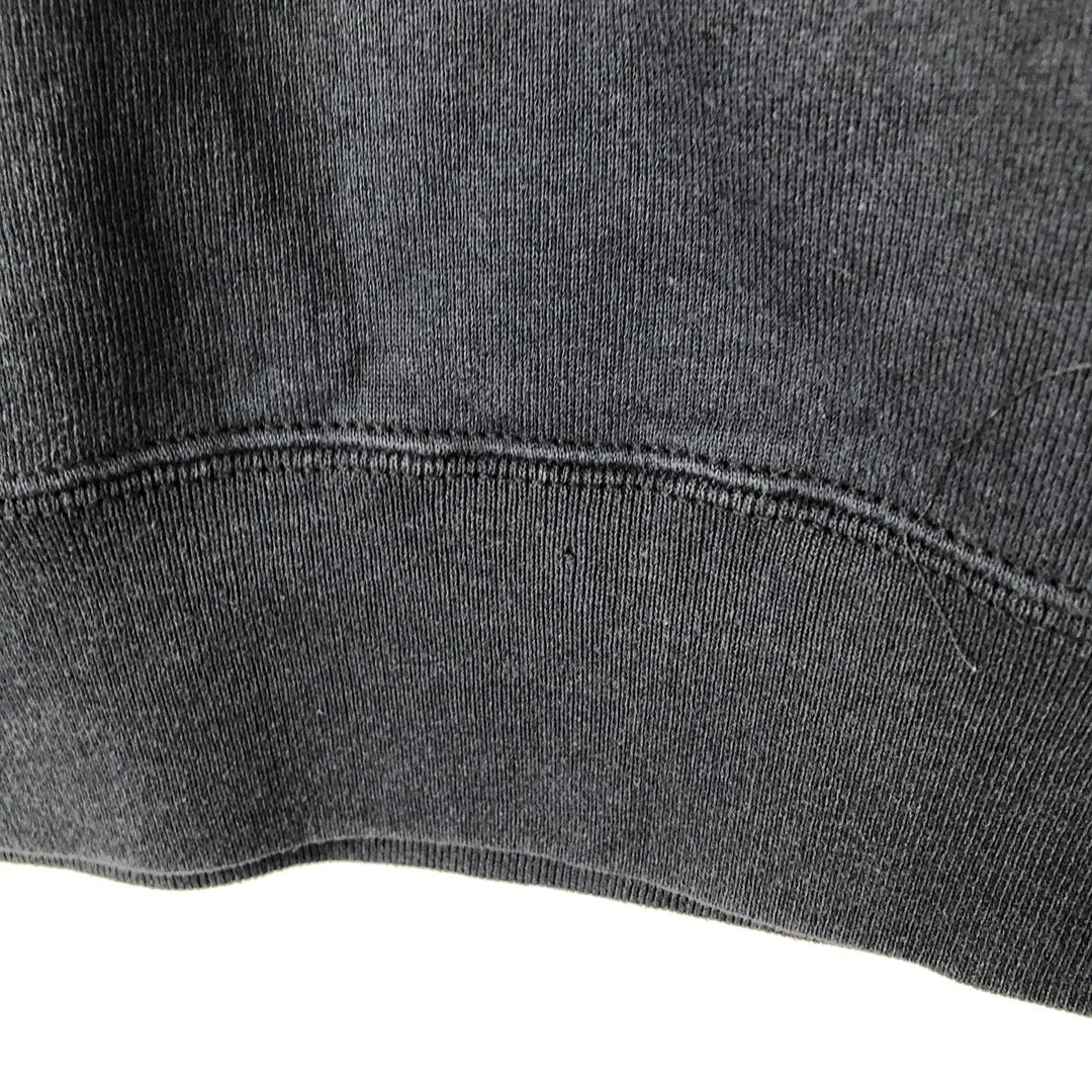 Vintage 80s-90'S BVD plain blank sweatshirt, made in the USA, men's size XL cotton black type Vintage Second Hand