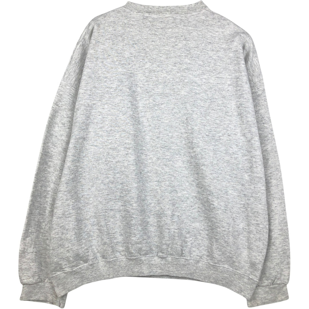 90'S MV Sport College Sweatshirt, Made in USA, Men's XL equivalent, Vintage cotton gray type Vintage Second Hand