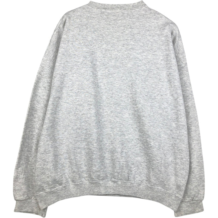 90'S MV Sport College Sweatshirt, Made in USA, Men's XL equivalent, Vintage cotton gray type Vintage Second Hand