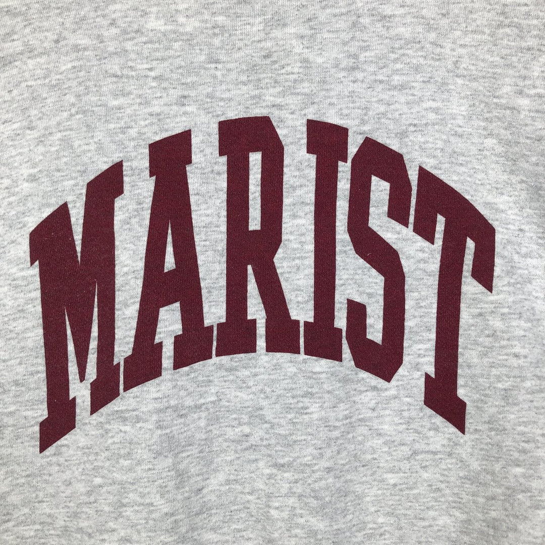 90'S MV Sport College Sweatshirt, Made in USA, Men's XL equivalent, Vintage cotton gray type Vintage Second Hand