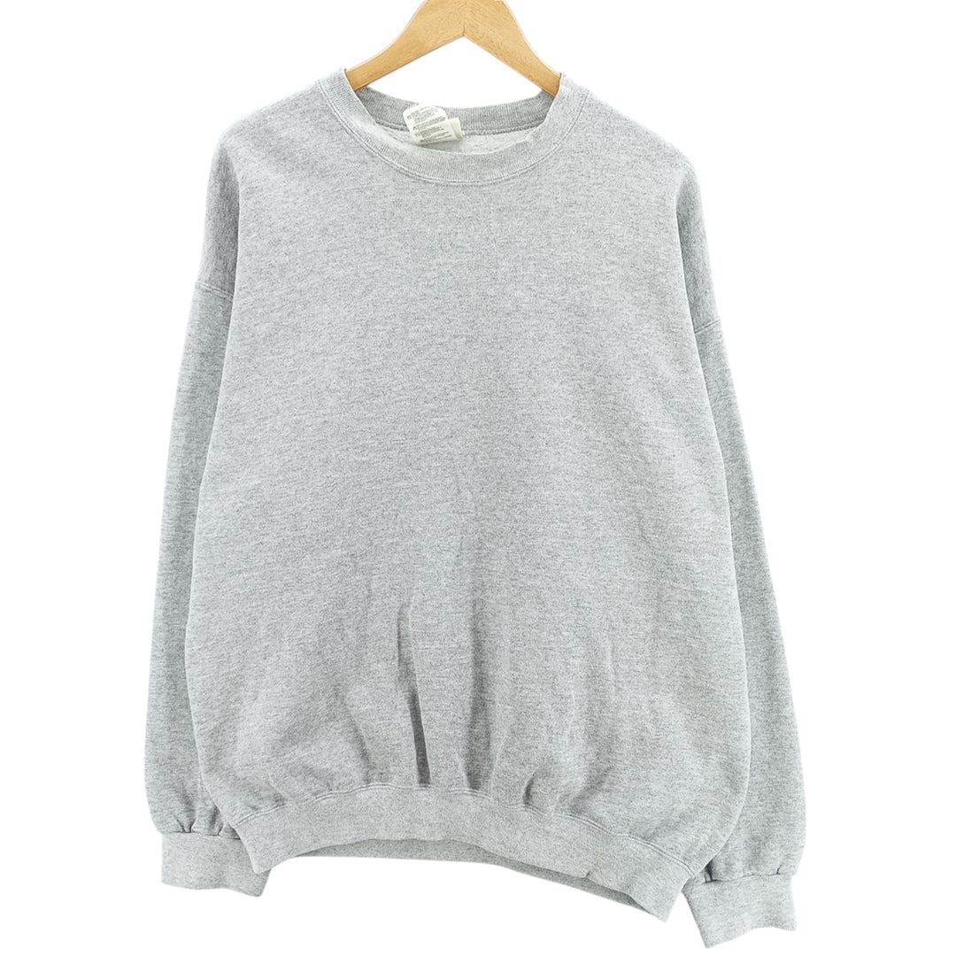 ULTRA FLEECE Plain Blank Sweatshirt, Men's XL cotton gray type Vintage Second Hand