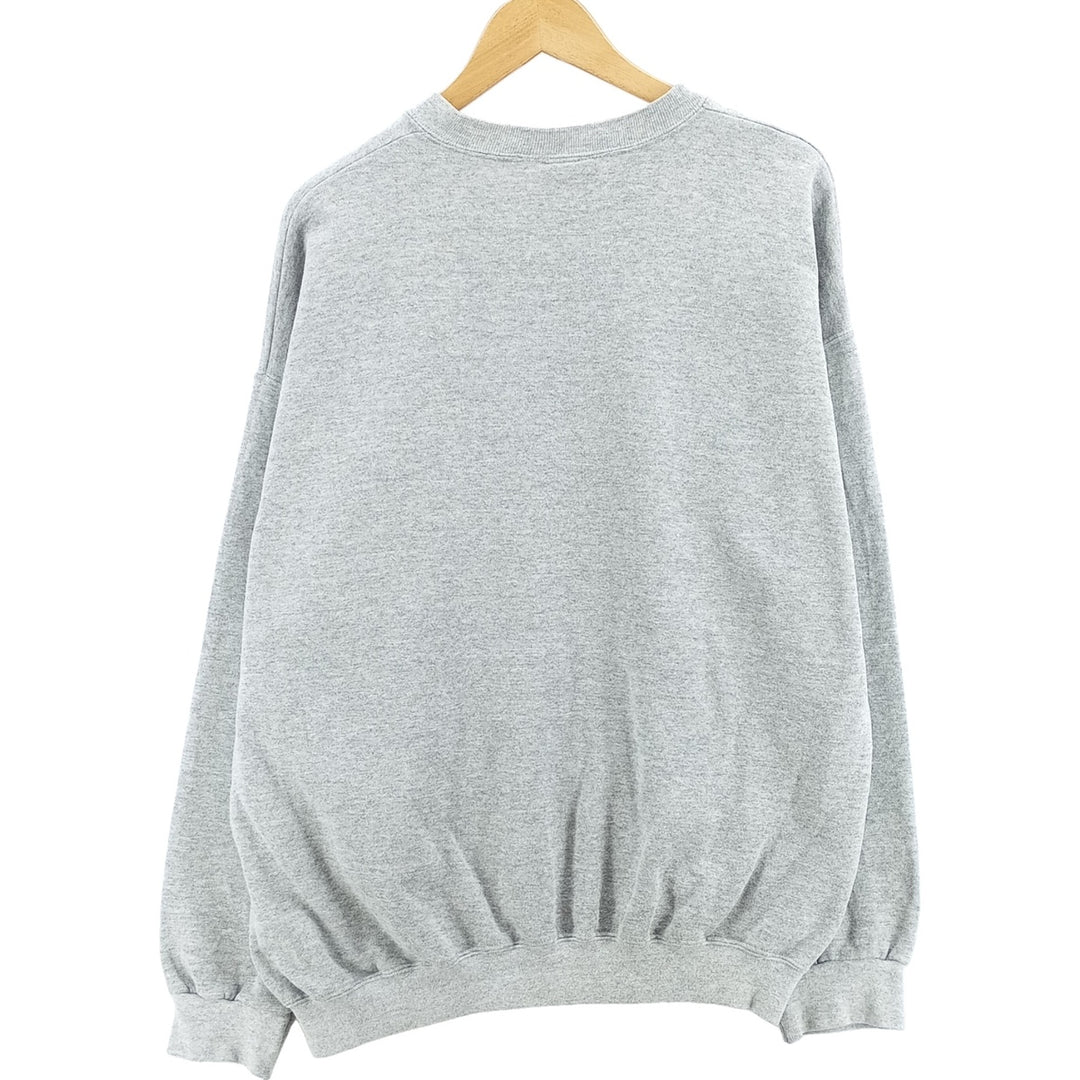 ULTRA FLEECE Plain Blank Sweatshirt, Men's XL cotton gray type Vintage Second Hand
