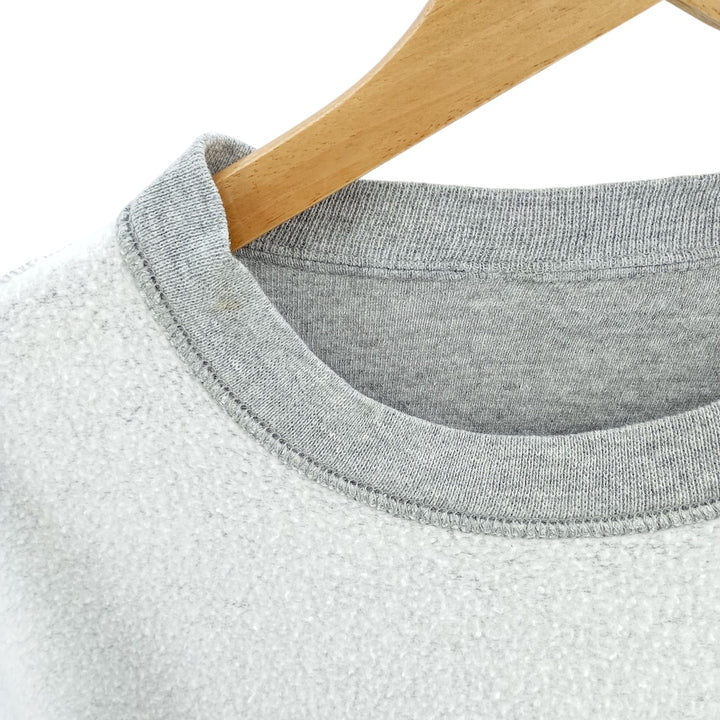 ULTRA FLEECE Plain Blank Sweatshirt, Men's XL cotton gray type Vintage Second Hand