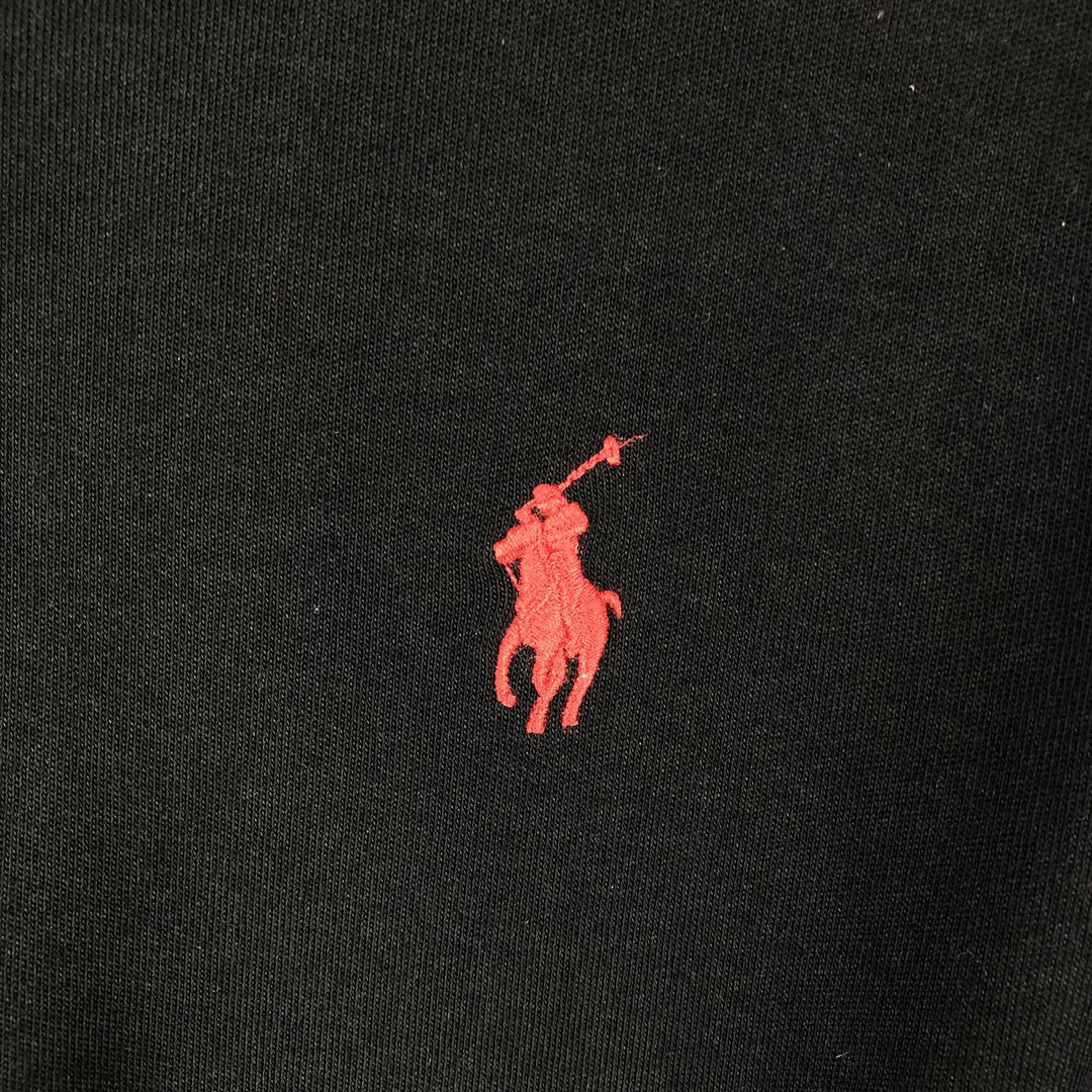 Ralph Lauren POLO RALPH LAUREN PERFORMANCE Jersey Track Jacket, Men's Size Small cotton black type Vintage Second Hand