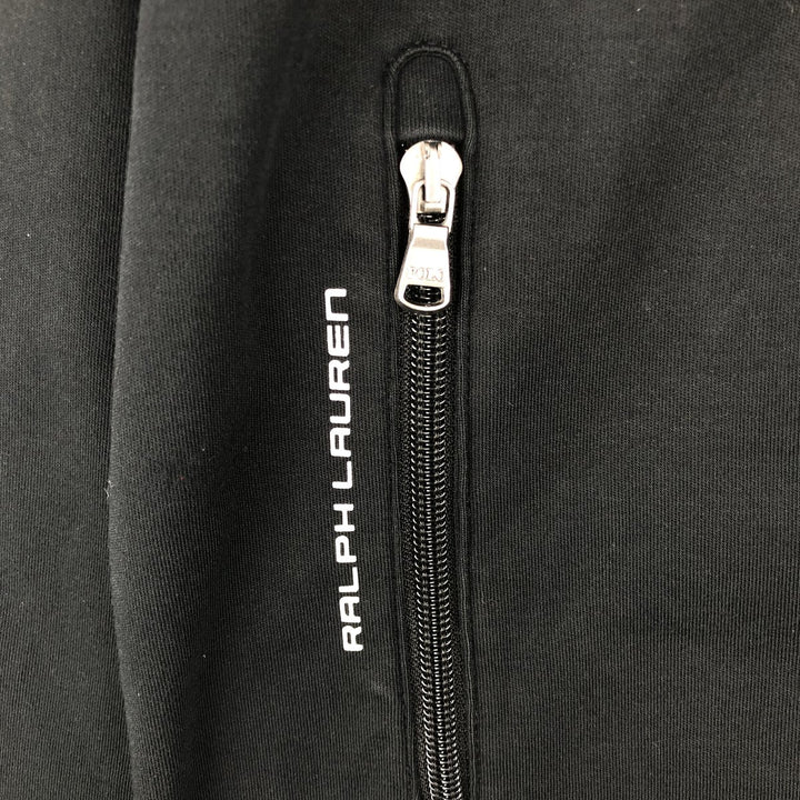 Ralph Lauren POLO RALPH LAUREN PERFORMANCE Jersey Track Jacket, Men's Size Small cotton black type Vintage Second Hand