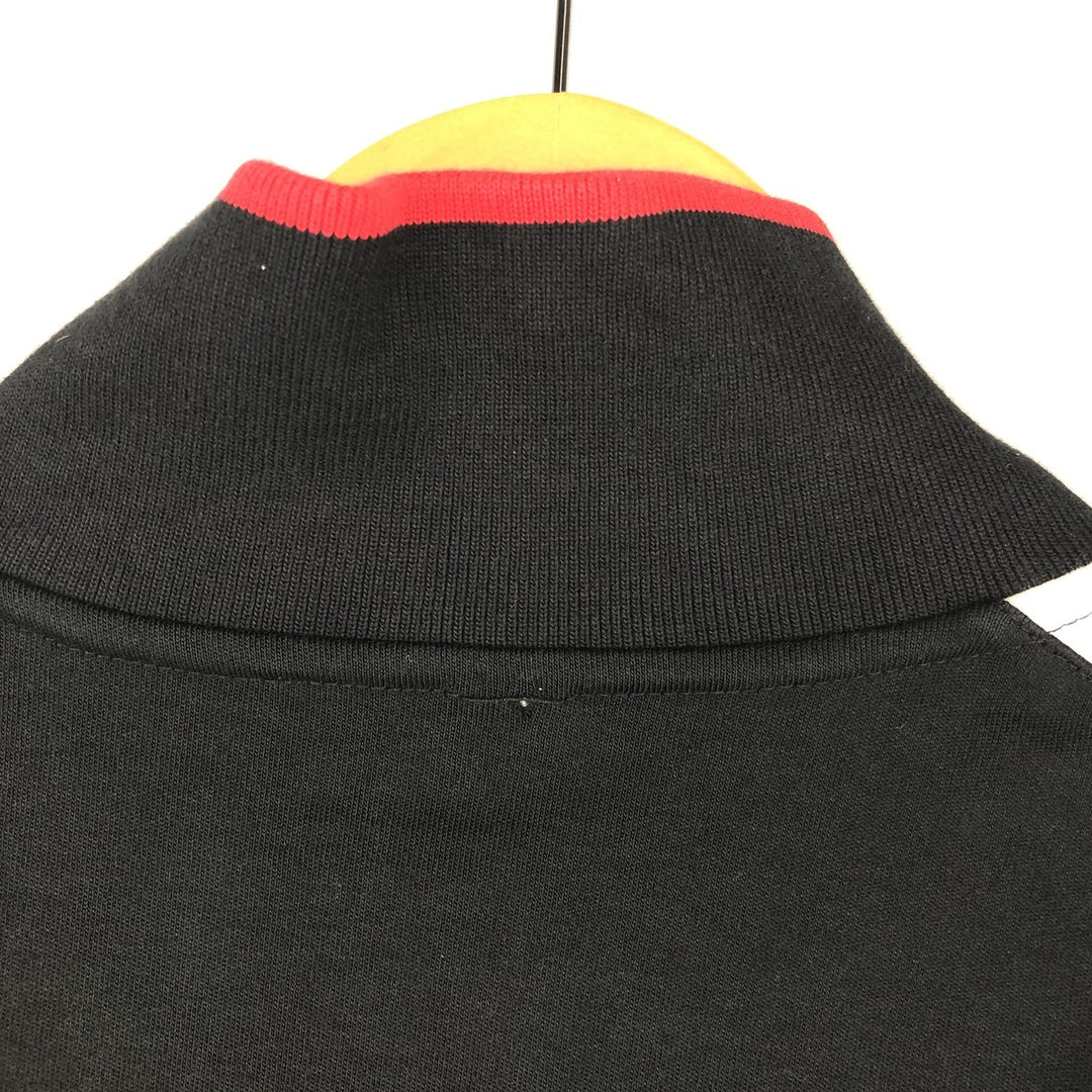 Ralph Lauren POLO RALPH LAUREN PERFORMANCE Jersey Track Jacket, Men's Size Small cotton black type Vintage Second Hand