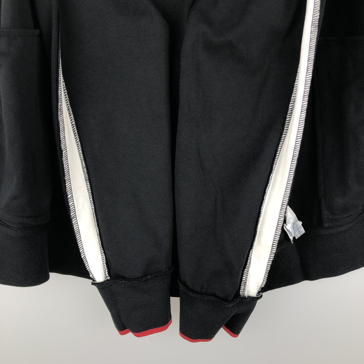 Ralph Lauren POLO RALPH LAUREN PERFORMANCE Jersey Track Jacket, Men's Size Small cotton black type Vintage Second Hand