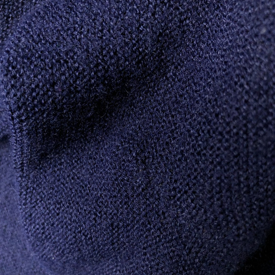 Vintage 80s-90'S Lacoste IZOD acrylic knit cardigan, men's size L Oron Acrylic navy blue type Vintage Second Hand