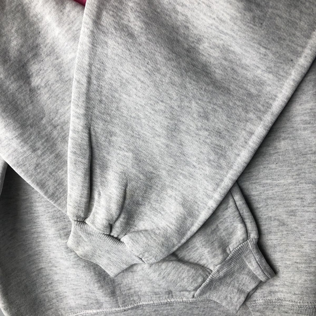 90'S Russell printed sweatshirt, sweatshirt, made in USA, men's size L, vintage cotton gray type Vintage Second Hand