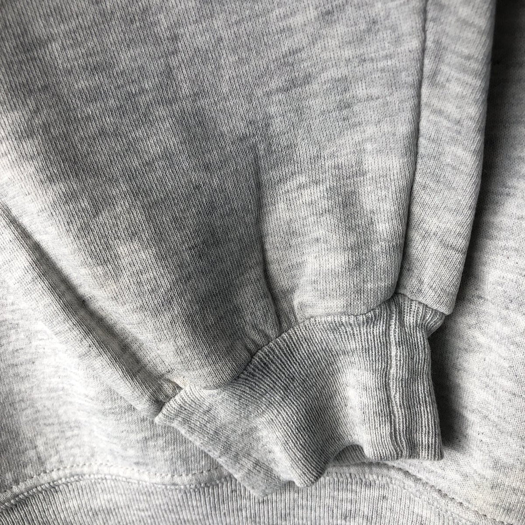 90'S Russell printed sweatshirt, sweatshirt, made in USA, men's size L, vintage cotton gray type Vintage Second Hand