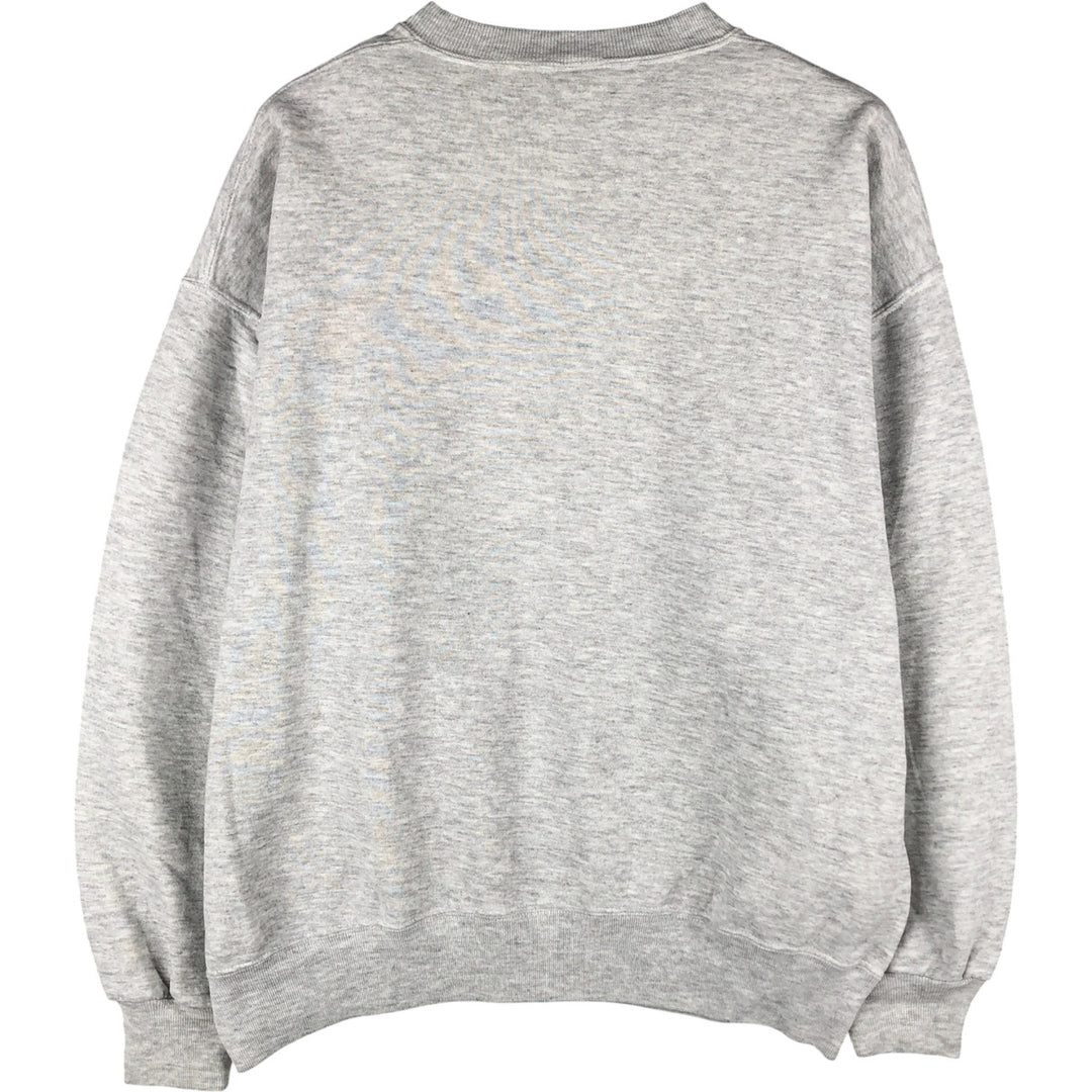 90'S Russell College Sweatshirt, Made in USA, Men's XL, Vintage cotton gray type Vintage Second Hand