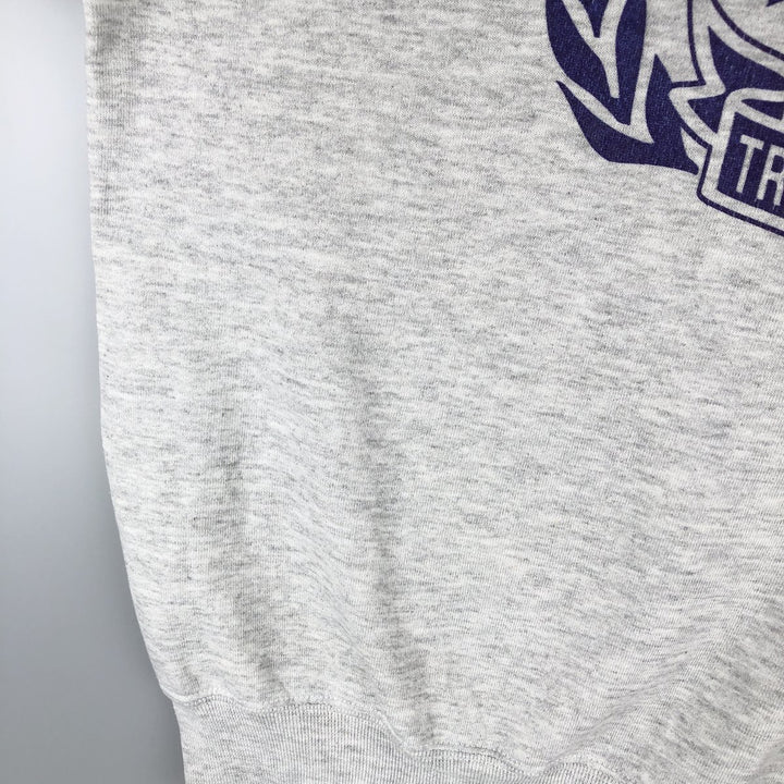 90'S Russell College Sweatshirt, Made in USA, Men's XL, Vintage cotton gray type Vintage Second Hand