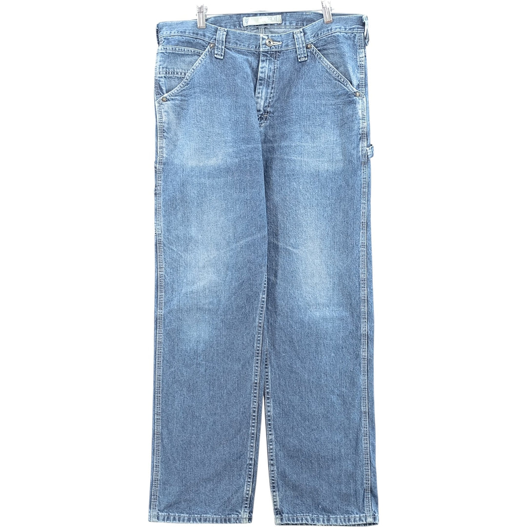 Lee denim painter pants, men's size W35 cotton blue type Vintage Second Hand