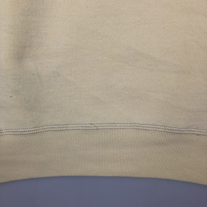 90'S Russell plain blank sweatshirt, sweatshirt, made in USA, men's XL size, vintage cotton lemon yellow Vintage Second Hand
