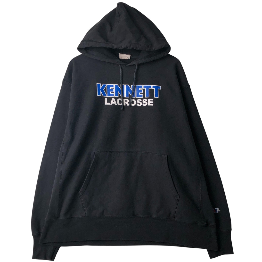 Champion REVERSE WEAVE Reverse Weave Sweat Pullover Hoodie Men's XL cotton black type Vintage Second Hand