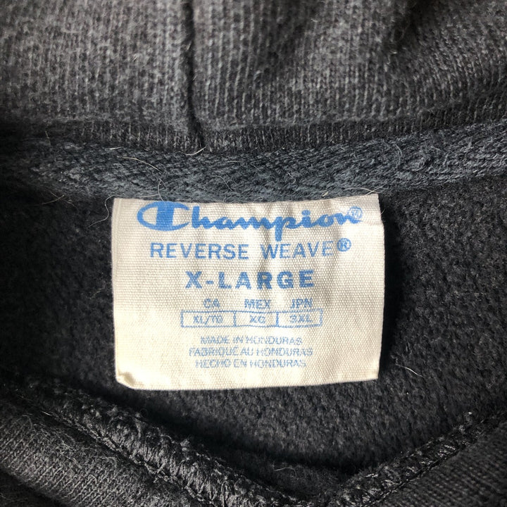 Champion REVERSE WEAVE Reverse Weave Sweat Pullover Hoodie Men's XL cotton black type Vintage Second Hand