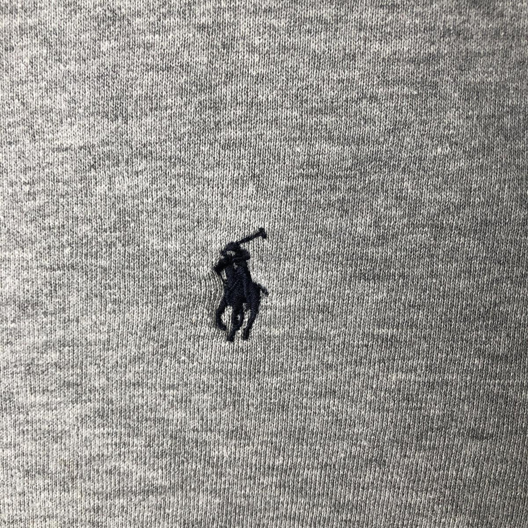 Ralph Lauren POLO by Ralph Lauren One Point Logo Sweatshirt Trainer Men's XL cotton gray type Vintage Second Hand
