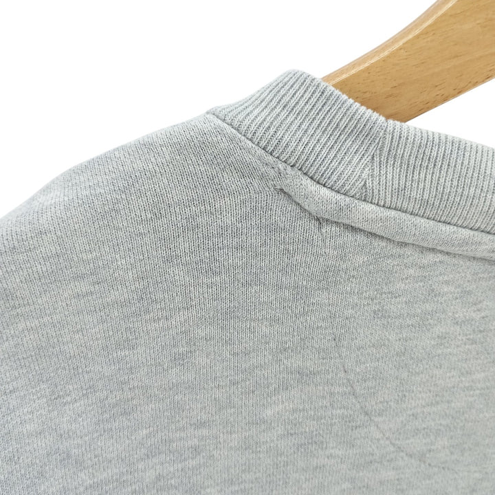 Vintage Lacoste one-point logo sweatshirt, size L, men's size L cotton gray type Vintage Second Hand