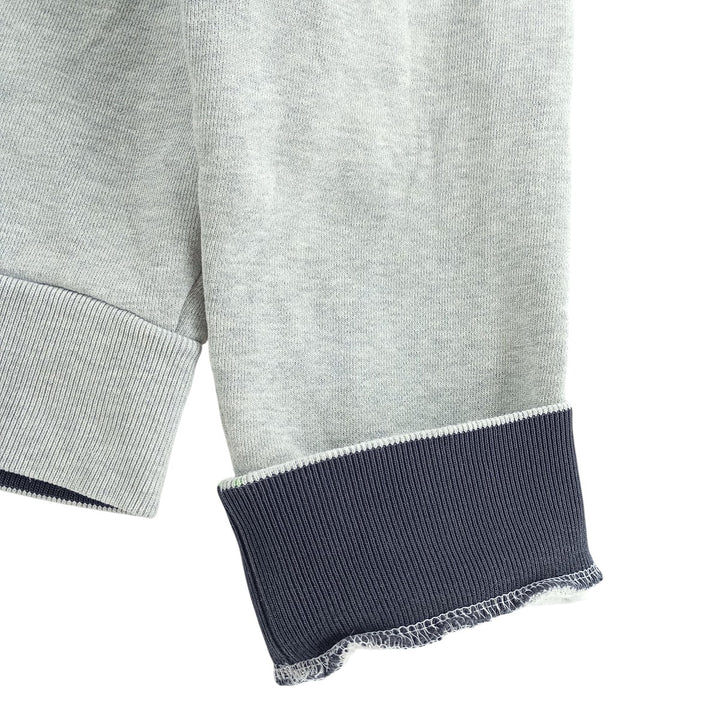 Vintage Lacoste one-point logo sweatshirt, size L, men's size L cotton gray type Vintage Second Hand