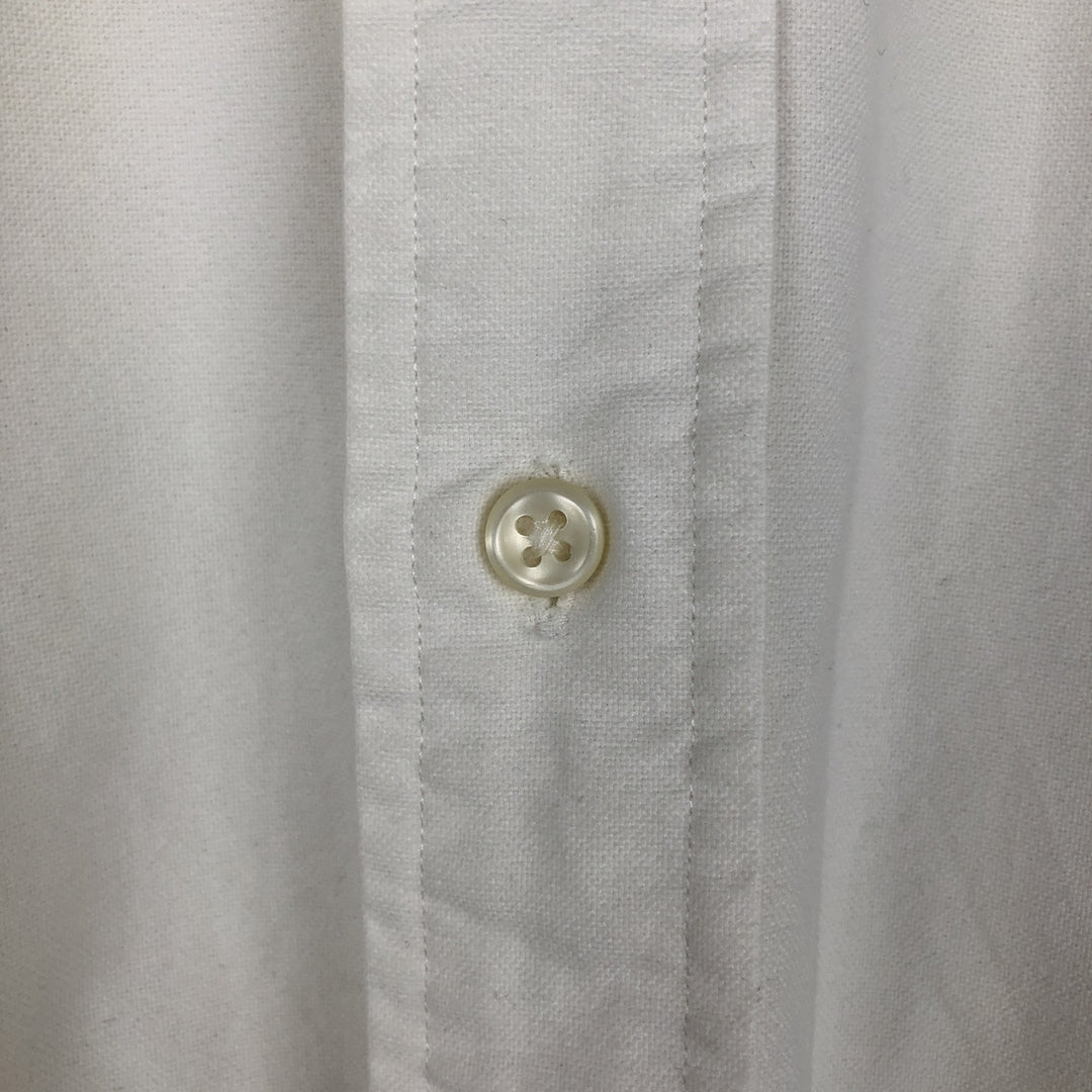 Ralph Lauren Classic Fit Long Sleeve Button Down Shirt Men's XL cotton unbleached Vintage Second Hand