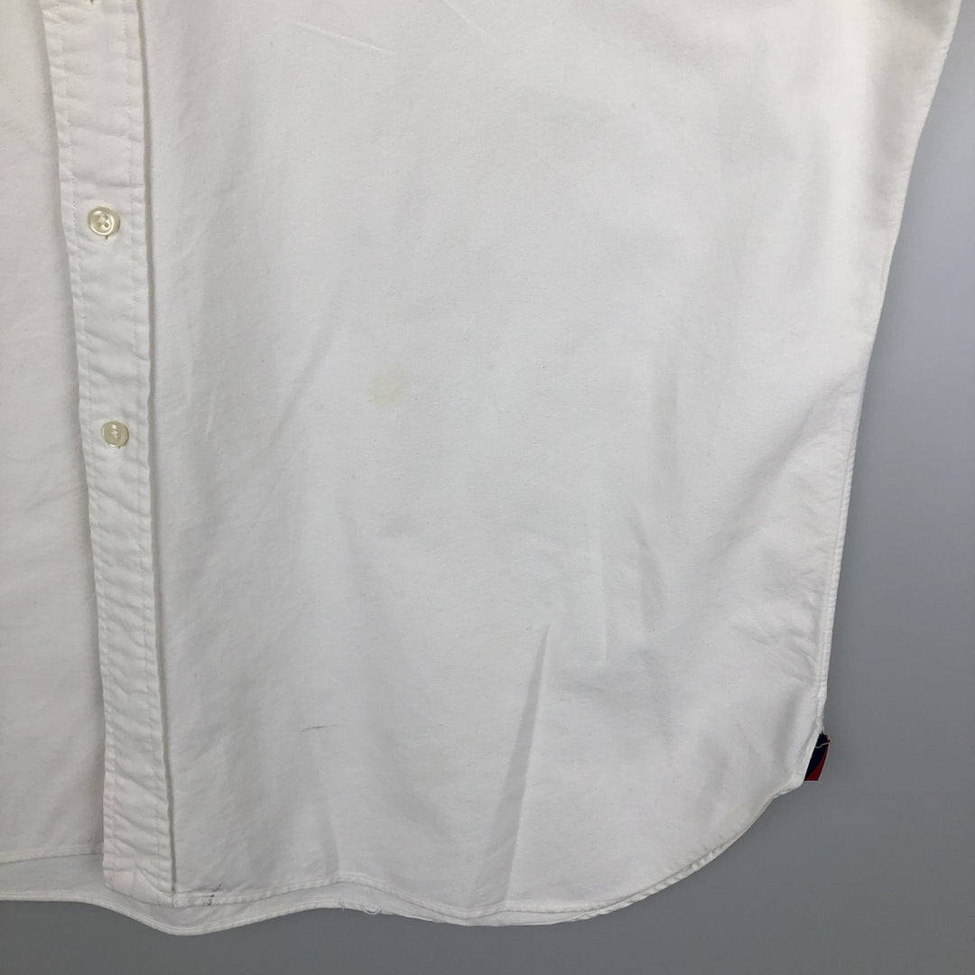 Ralph Lauren Classic Fit Long Sleeve Button Down Shirt Men's XL cotton unbleached Vintage Second Hand