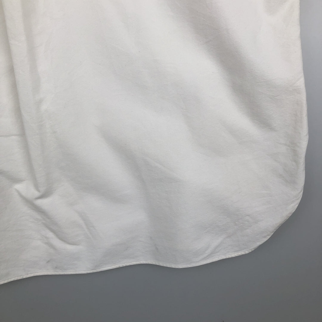 Ralph Lauren Classic Fit Long Sleeve Button Down Shirt Men's XL cotton unbleached Vintage Second Hand