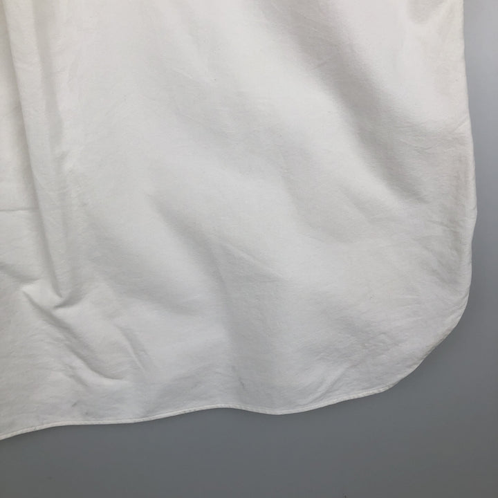 Ralph Lauren Classic Fit Long Sleeve Button Down Shirt Men's XL cotton unbleached Vintage Second Hand