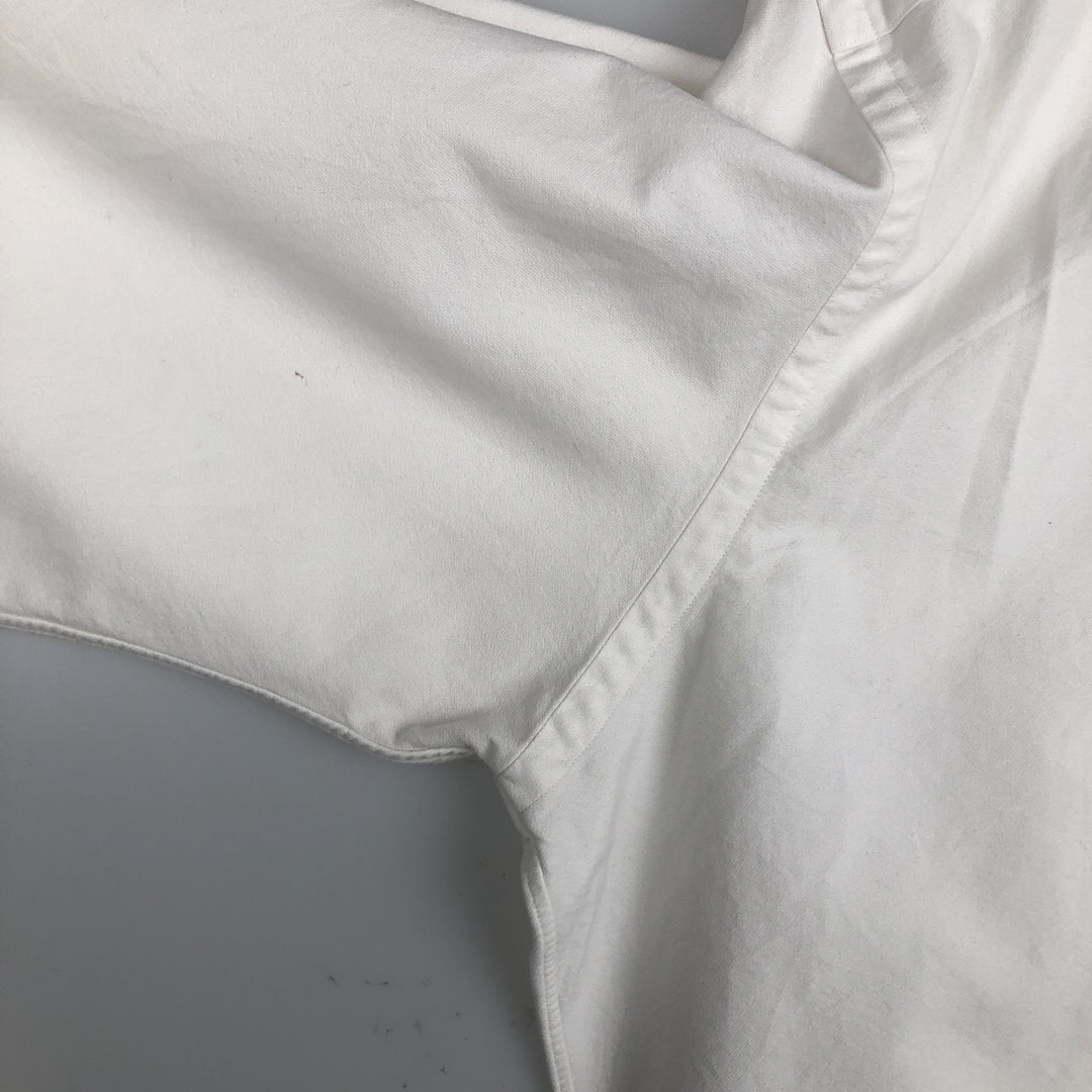 Ralph Lauren Classic Fit Long Sleeve Button Down Shirt Men's XL cotton unbleached Vintage Second Hand