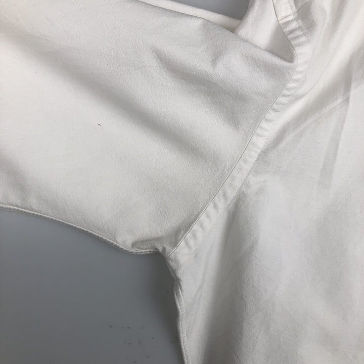 Ralph Lauren Classic Fit Long Sleeve Button Down Shirt Men's XL cotton unbleached Vintage Second Hand