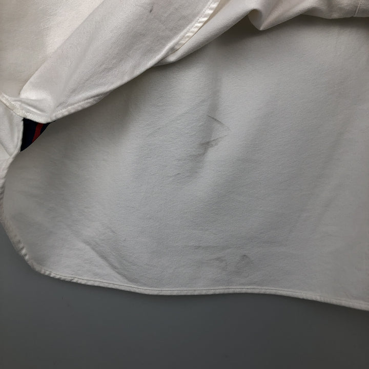 Ralph Lauren Classic Fit Long Sleeve Button Down Shirt Men's XL cotton unbleached Vintage Second Hand