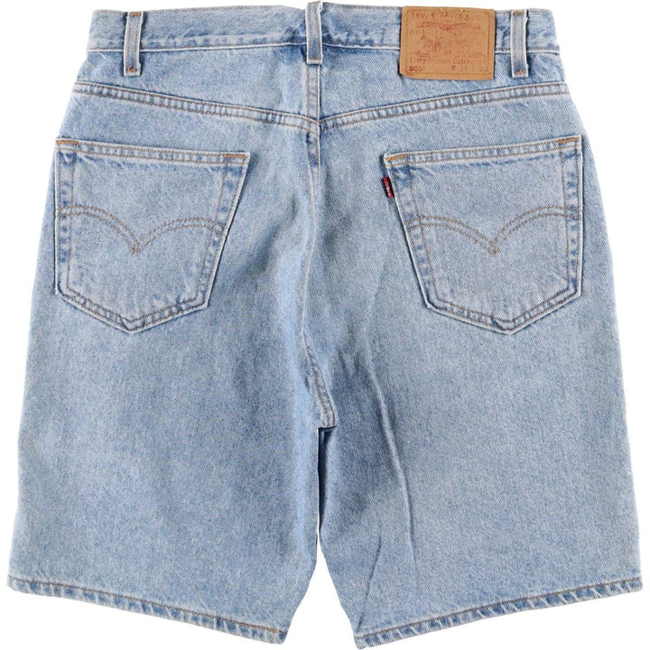 Levi's 505 denim shorts, men's size W32 unclear Blue type light blue Vintage Second Hand