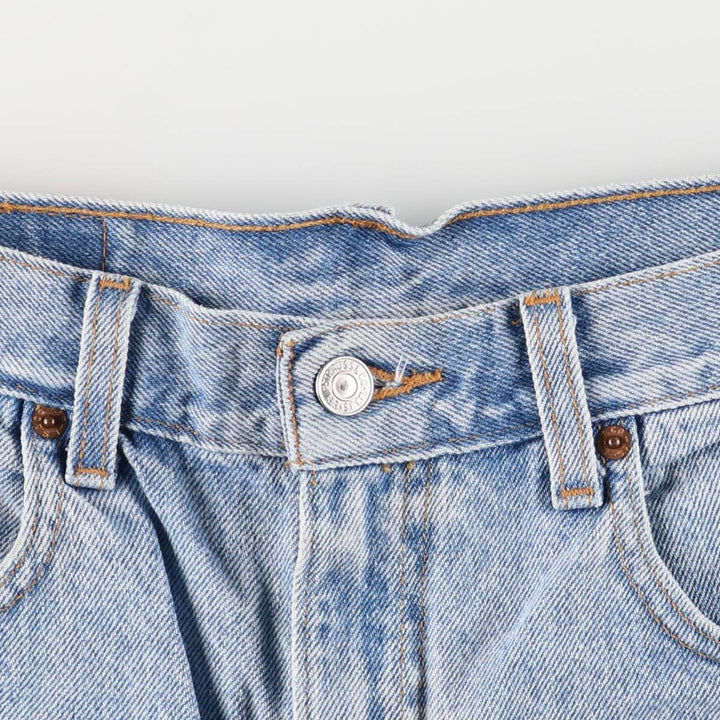 Levi's 505 denim shorts, men's size W32 unclear Blue type light blue Vintage Second Hand