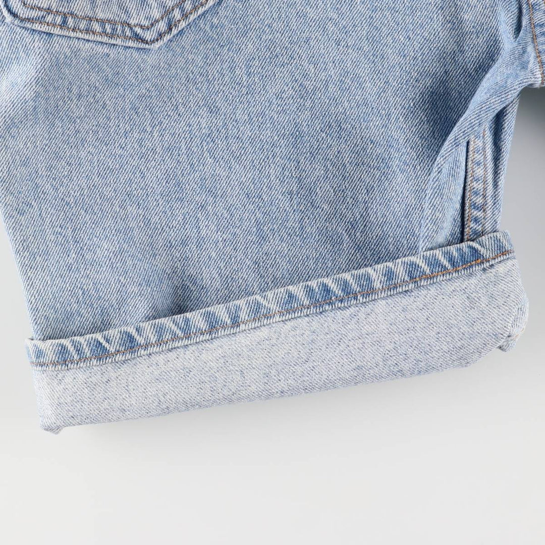 Levi's 505 denim shorts, men's size W32 unclear Blue type light blue Vintage Second Hand
