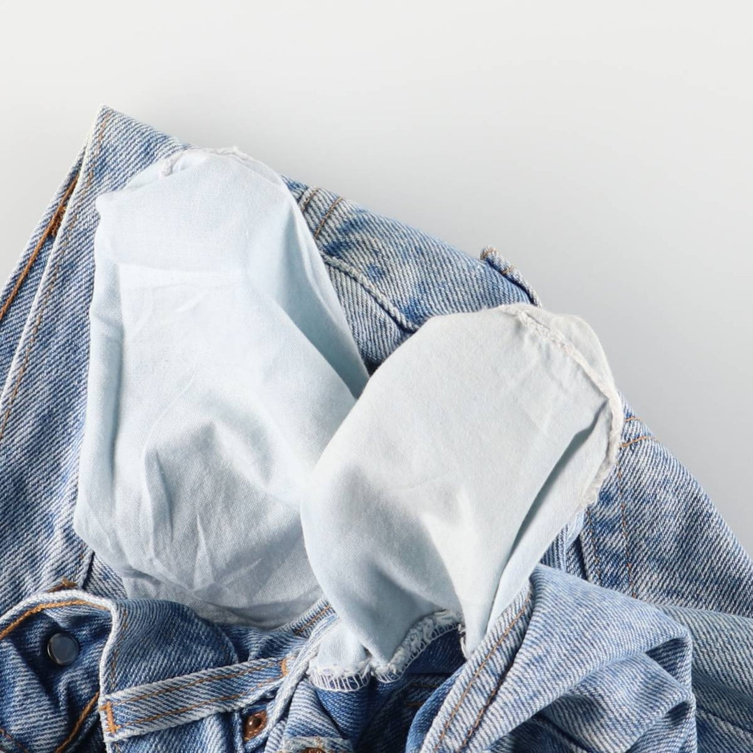 Levi's 505 denim shorts, men's size W32 unclear Blue type light blue Vintage Second Hand