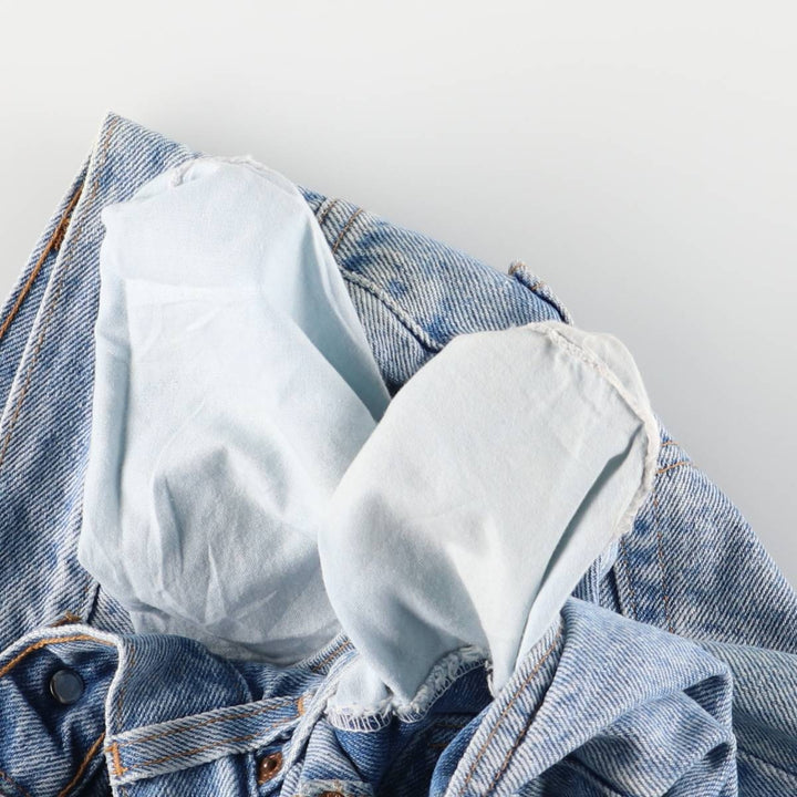 Levi's 505 denim shorts, men's size W32 unclear Blue type light blue Vintage Second Hand