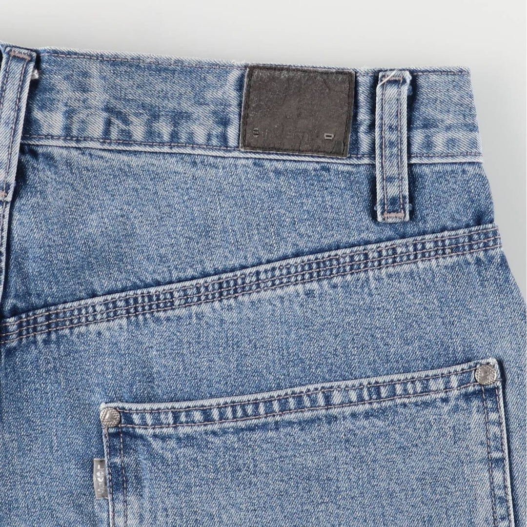 2000'S Levi's Silver Tab Denim Painter Shorts, Men's Size W32 cotton Blue type light blue Vintage Second Hand