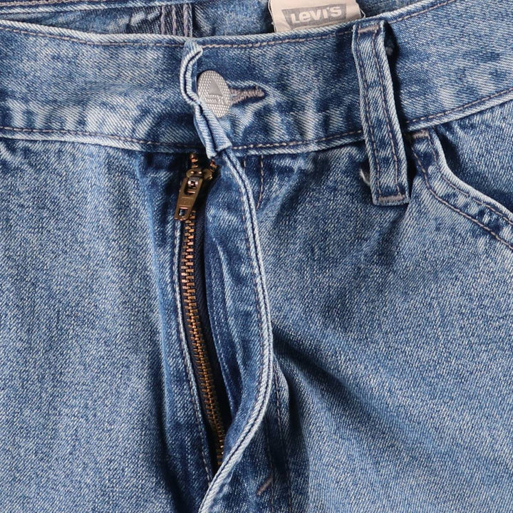 2000'S Levi's Silver Tab Denim Painter Shorts, Men's Size W32 cotton Blue type light blue Vintage Second Hand