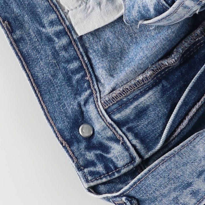 2000'S Levi's Silver Tab Denim Painter Shorts, Men's Size W32 cotton Blue type light blue Vintage Second Hand