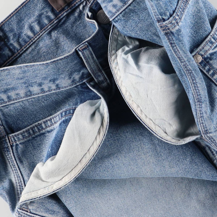 2000'S Levi's Silver Tab Denim Painter Shorts, Men's Size W32 cotton Blue type light blue Vintage Second Hand