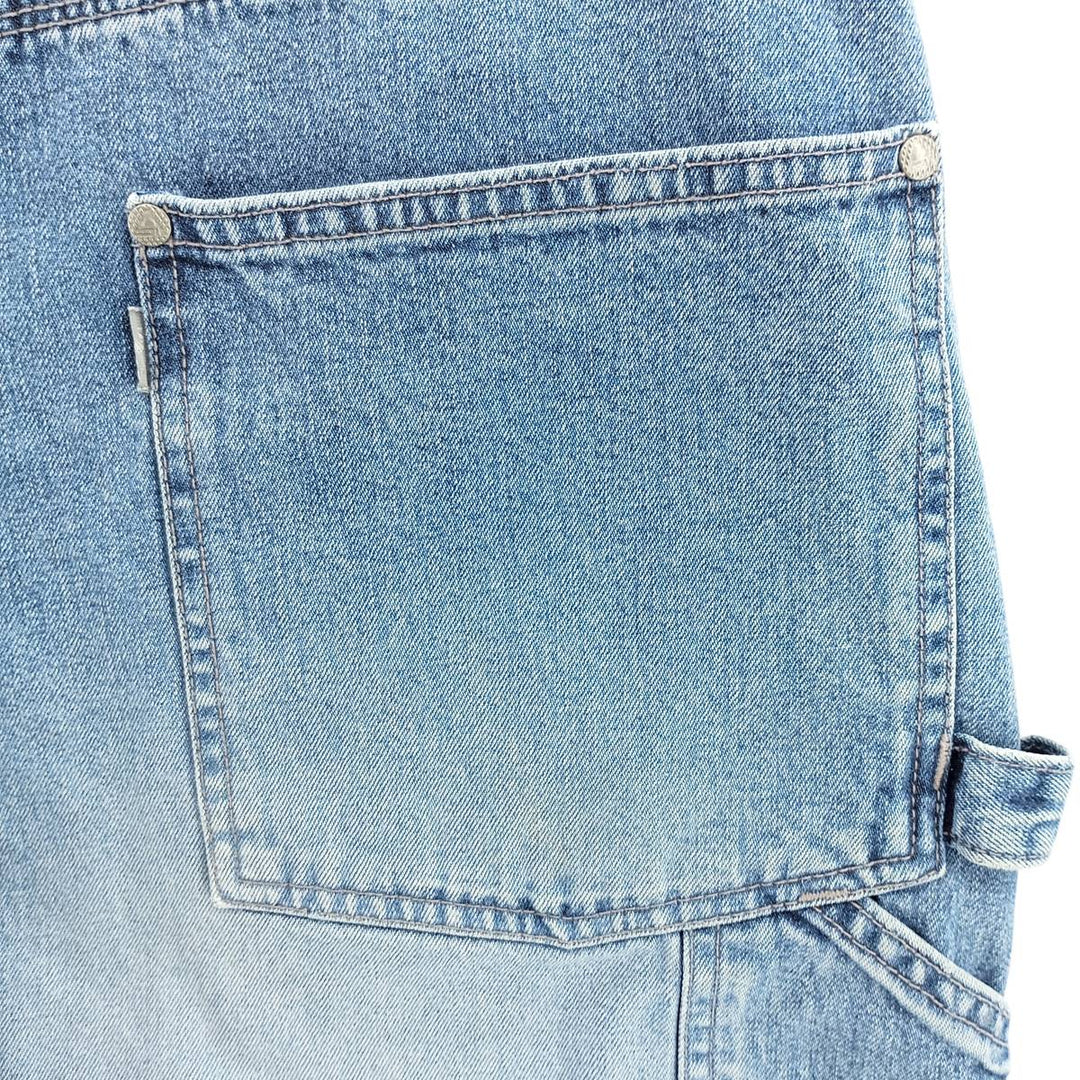 2000'S Levi's Silver Tab Denim Painter Shorts, Men's Size W32 cotton Blue type light blue Vintage Second Hand