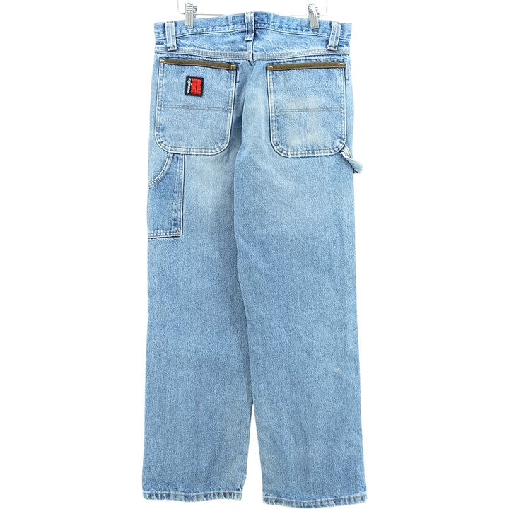 Wrangler RIGGS WORKWEAR Denim Painter Pants, Men's, Size W33 cotton blue type Vintage Second Hand