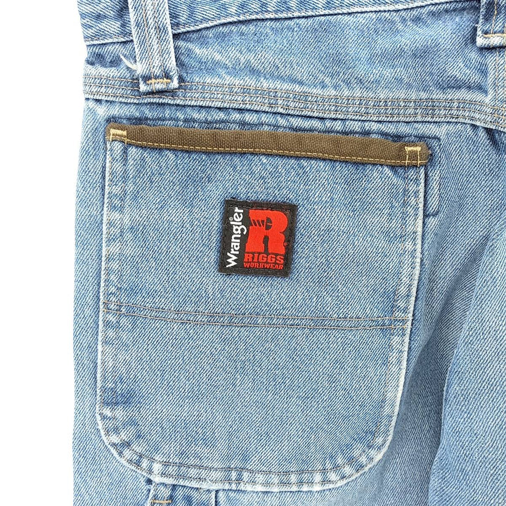 Wrangler RIGGS WORKWEAR Denim Painter Pants, Men's, Size W33 cotton blue type Vintage Second Hand