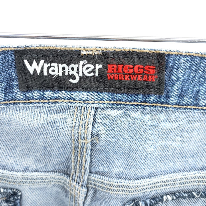 Wrangler RIGGS WORKWEAR Denim Painter Pants, Men's, Size W33 cotton blue type Vintage Second Hand