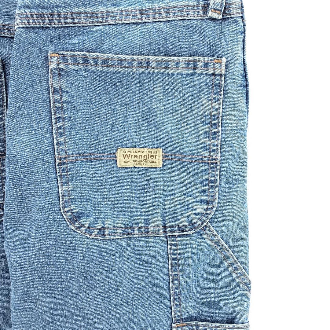 00'S Wrangler Denim Painter Pants Men's W30 equivalent cotton blue type Vintage Second Hand
