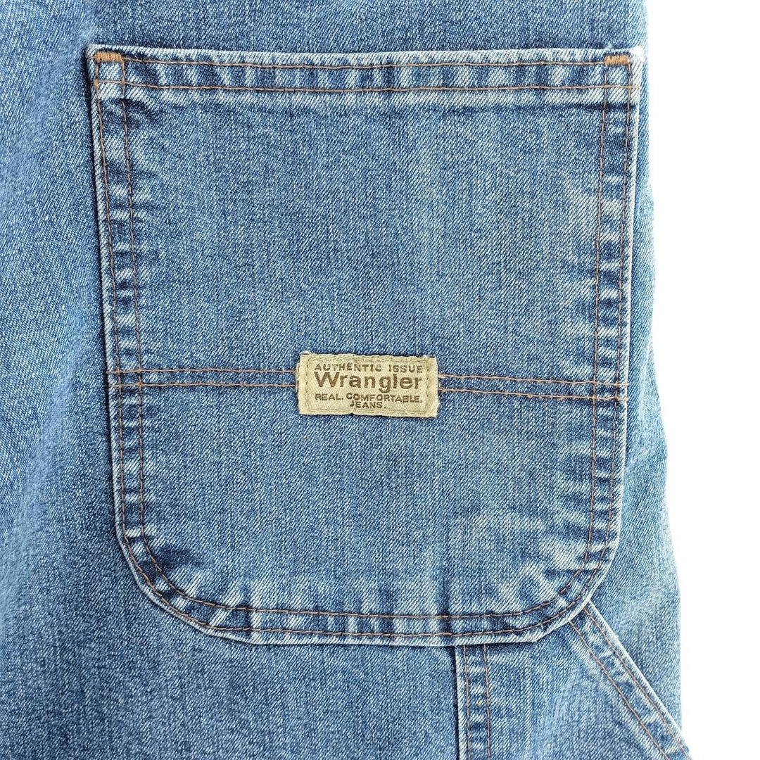 00'S Wrangler Denim Painter Pants Men's W30 equivalent cotton blue type Vintage Second Hand